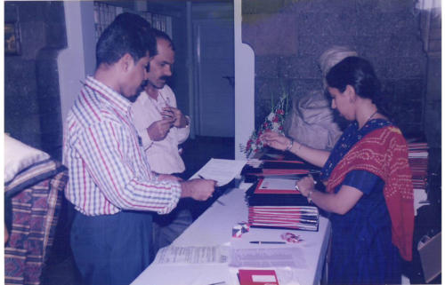 Registration at the Women In Architecture 2000 Plus Conference. 